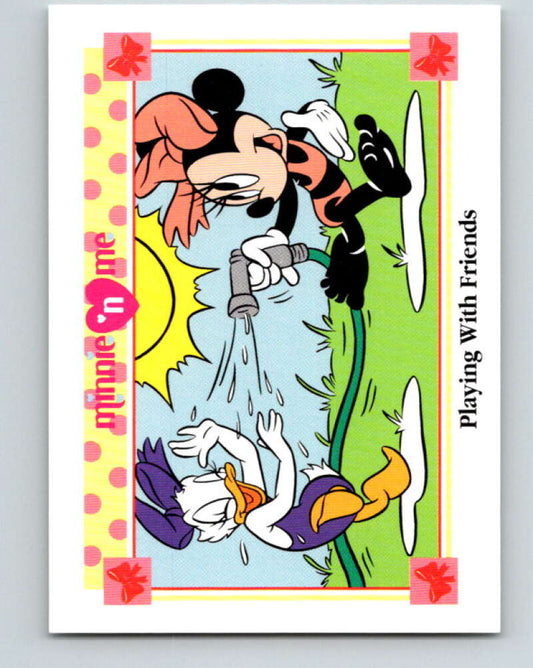1991 Impel Disney Minnie 'n Me #30 Playing with Friends  V41435