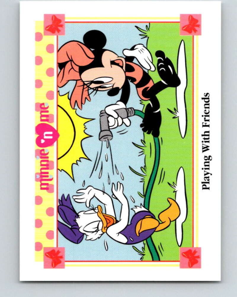 1991 Impel Disney Minnie 'n Me #30 Playing with Friends  V41436