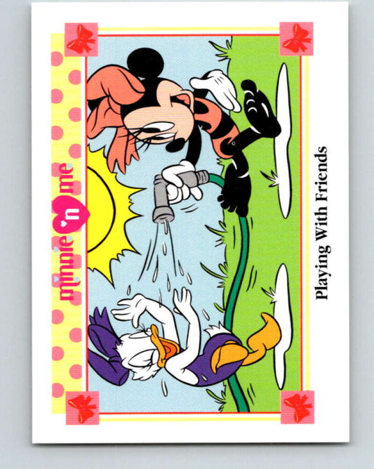 1991 Impel Disney Minnie 'n Me #30 Playing with Friends  V41437