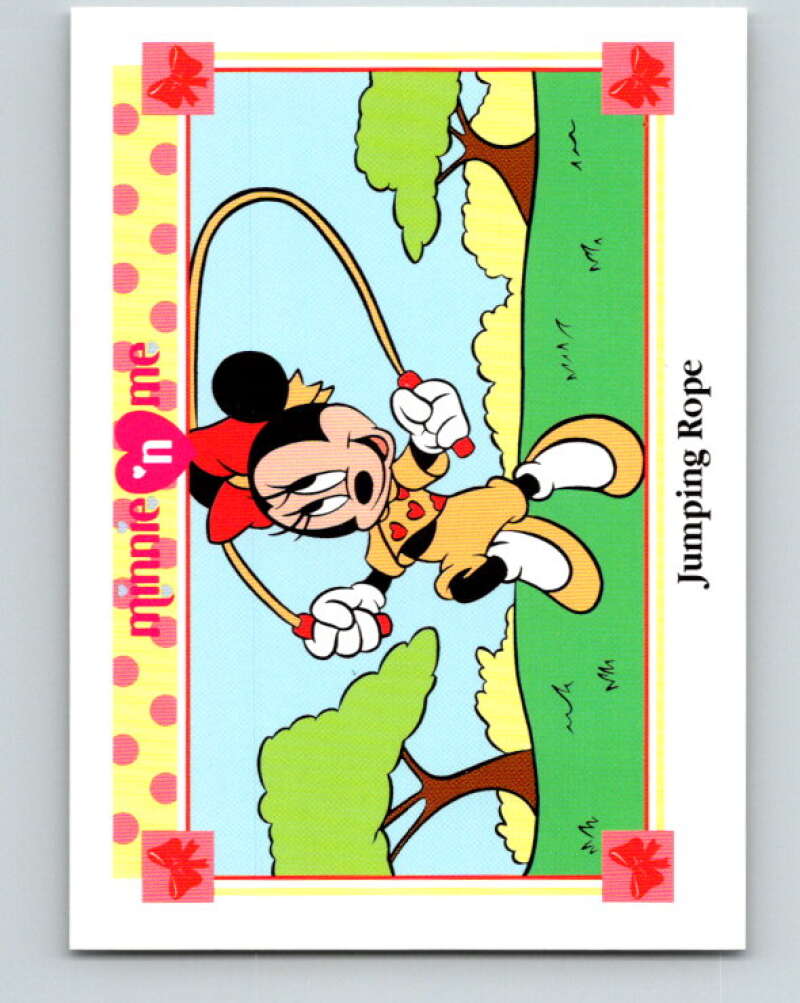 1991 Impel Disney Minnie 'n Me #34 Jumping Rope  V41443