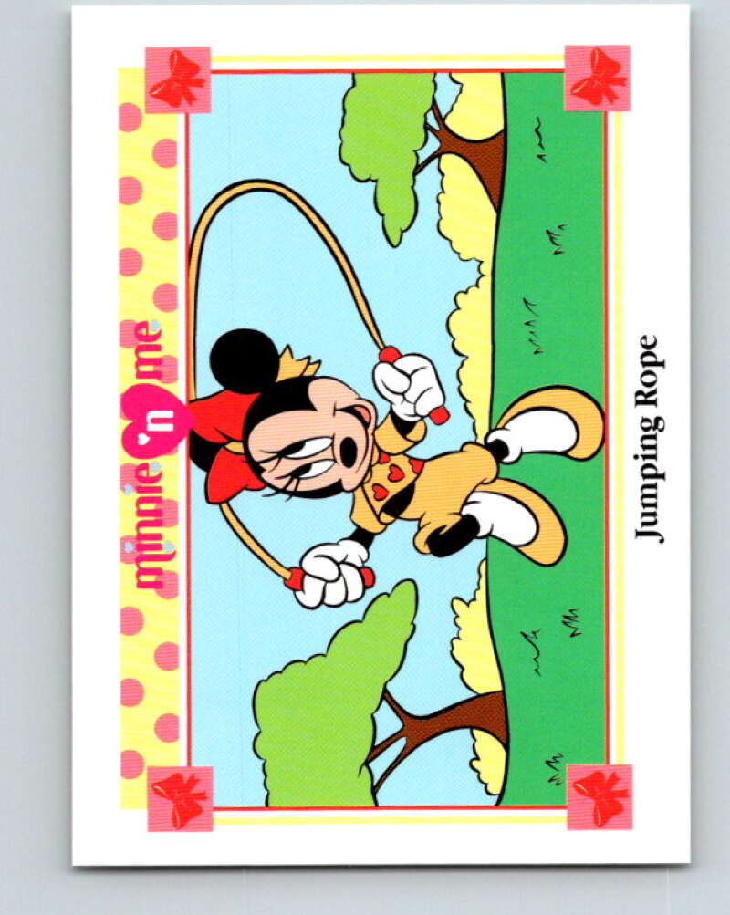 1991 Impel Disney Minnie 'n Me #34 Jumping Rope  V41444