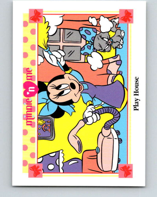 1991 Impel Disney Minnie 'n Me #40 Play House V41448