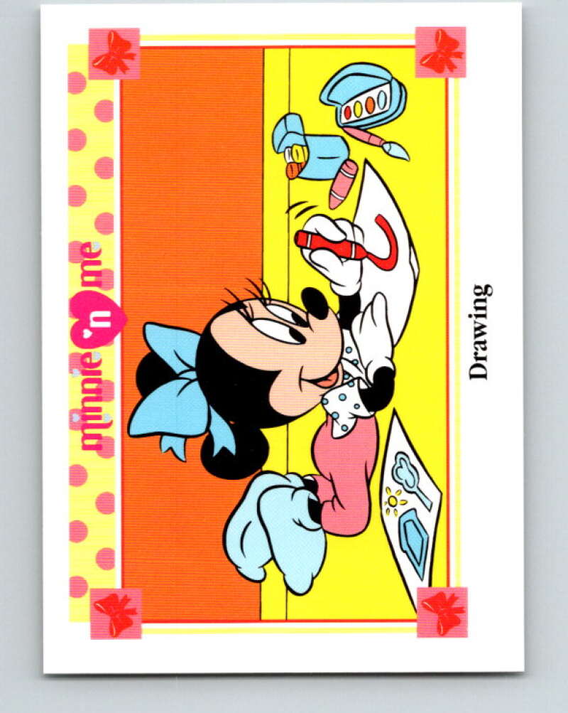 1991 Impel Disney Minnie 'n Me #42 Drawing V41451