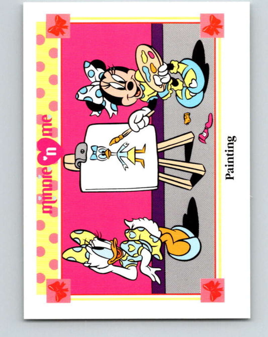 1991 Impel Disney Minnie 'n Me #44 Painting V41453