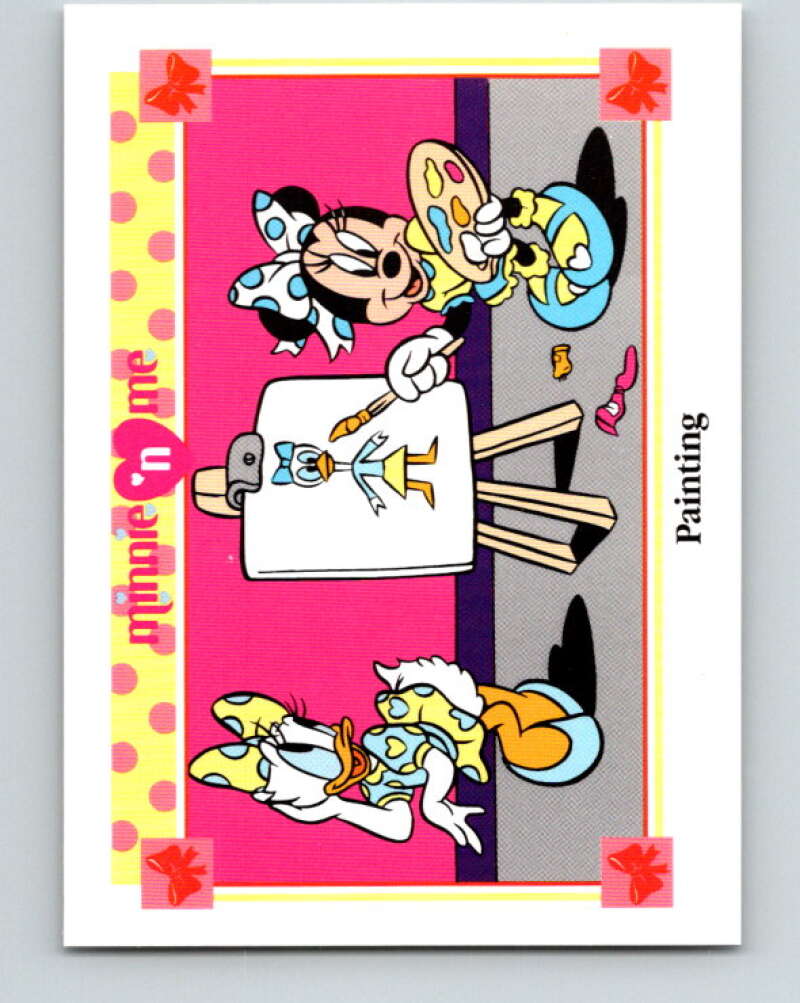 1991 Impel Disney Minnie 'n Me #44 Painting V41454