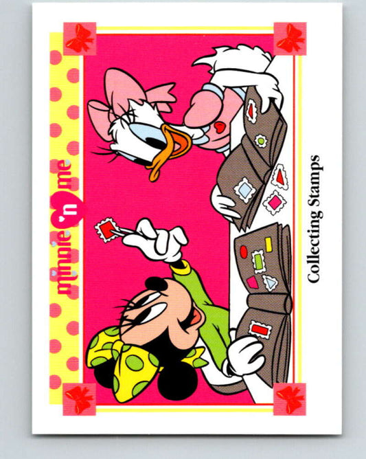 1991 Impel Disney Minnie 'n Me #46 Collecting Stamps V41456