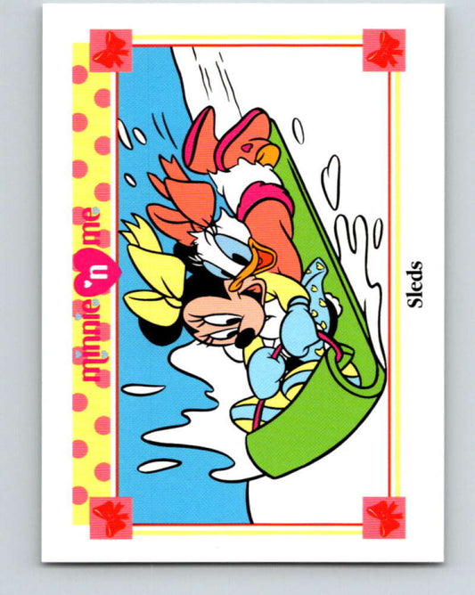 1991 Impel Disney Minnie 'n Me #51 Sleds V41462