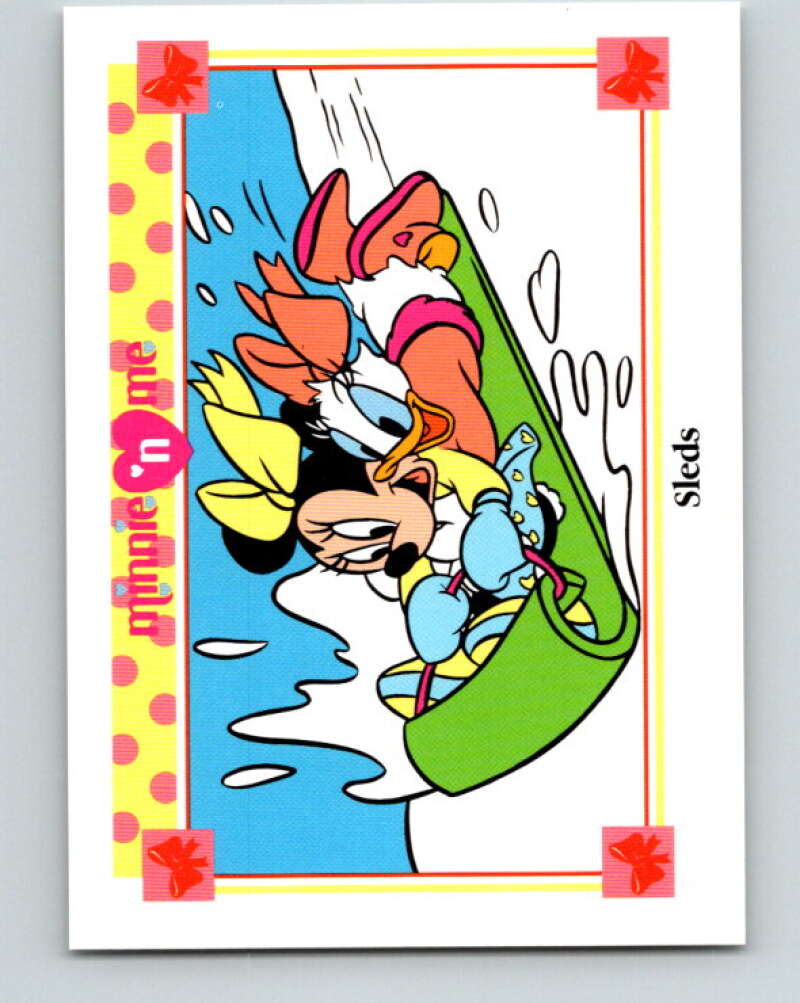 1991 Impel Disney Minnie 'n Me #51 Sleds V41463