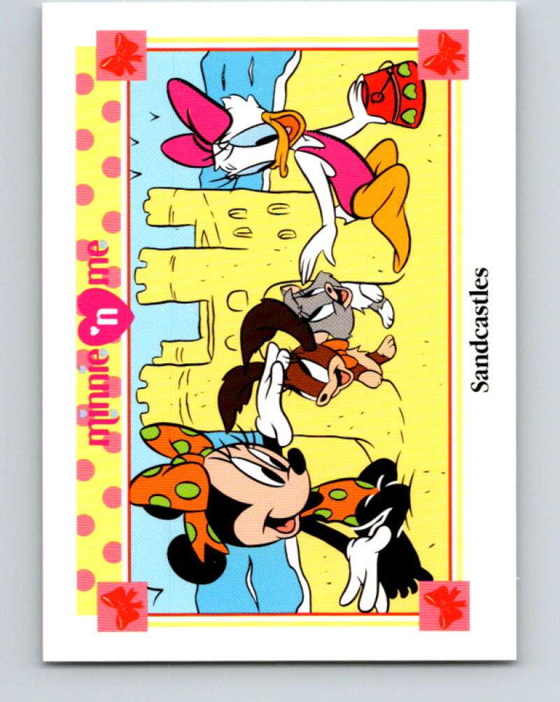 1991 Impel Disney Minnie 'n Me #54 Sandcastles V41469