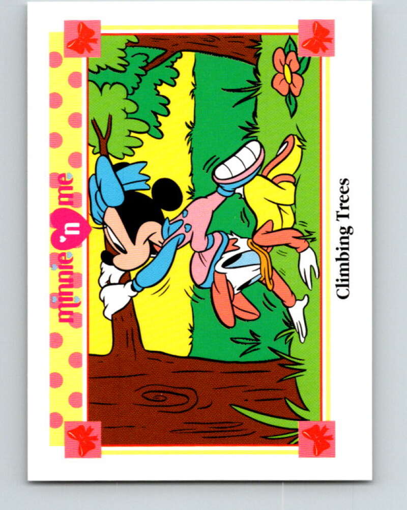 1991 Impel Disney Minnie 'n Me #57 Climbing Trees V41471