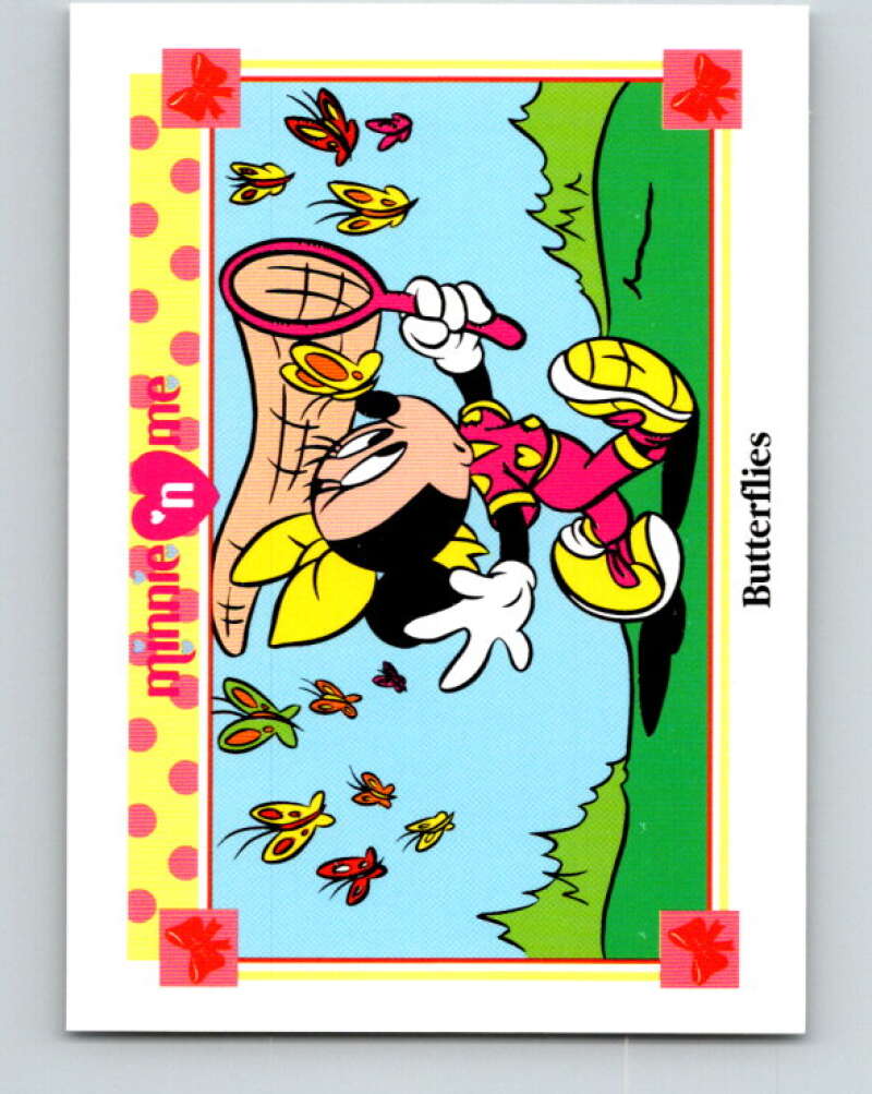 1991 Impel Disney Minnie 'n Me #59 Butterflies V41474