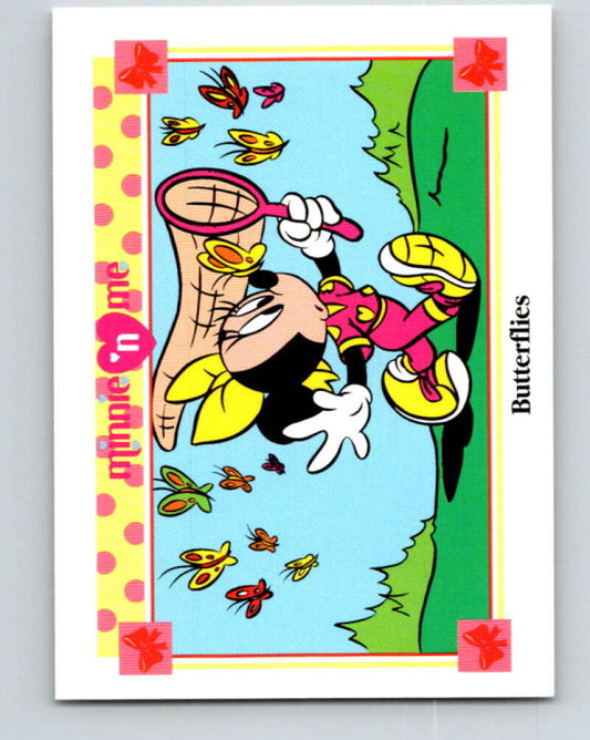 1991 Impel Disney Minnie 'n Me #59 Butterflies V41475