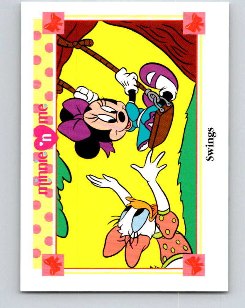 1991 Impel Disney Minnie 'n Me #61 Swings V41478