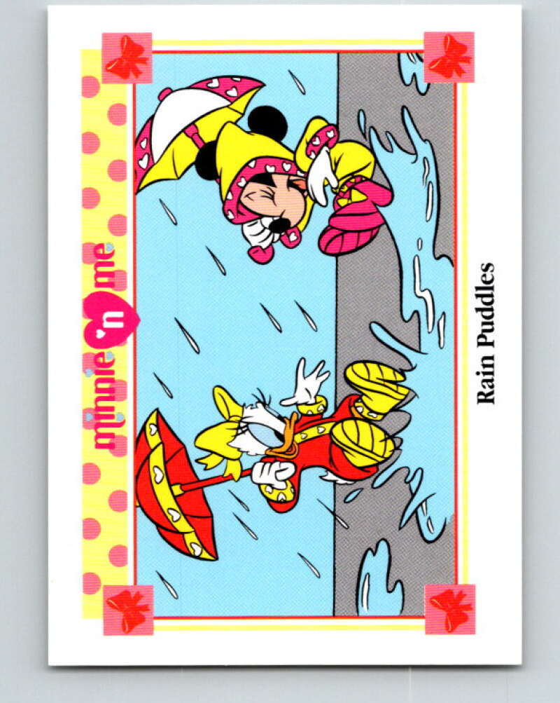 1991 Impel Disney Minnie 'n Me #64 Rain Puddles V41483