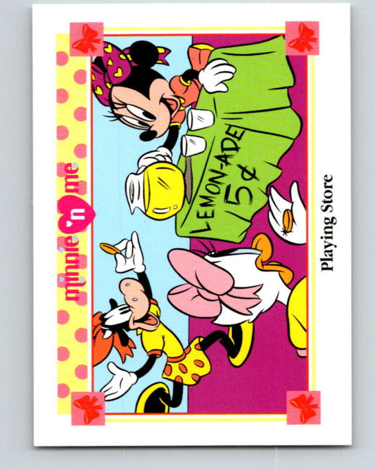 1991 Impel Disney Minnie 'n Me #69 Playing Store V41486