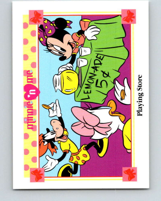1991 Impel Disney Minnie 'n Me #69 Playing Store V41487