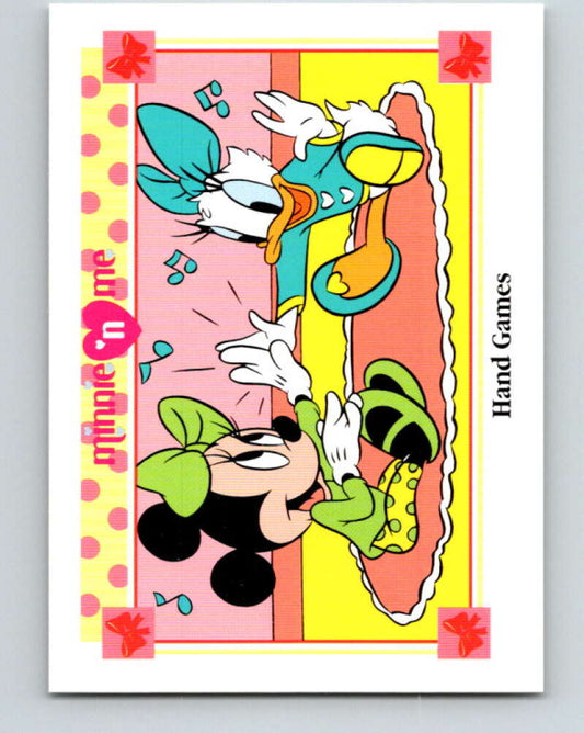 1991 Impel Disney Minnie 'n Me #73 Hand Games V41492