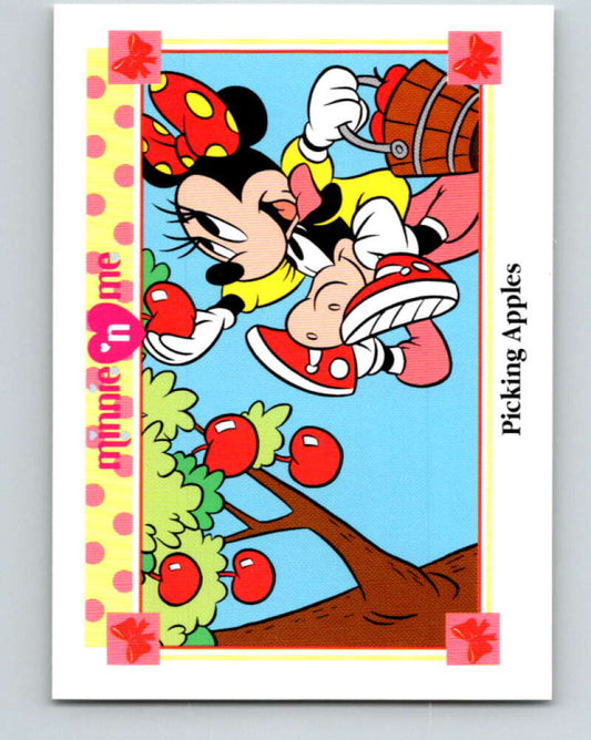1991 Impel Disney Minnie 'n Me #74 Picking Apples V41493