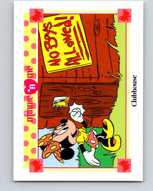 1991 Impel Disney Minnie 'n Me #77 Clubhouse V41496