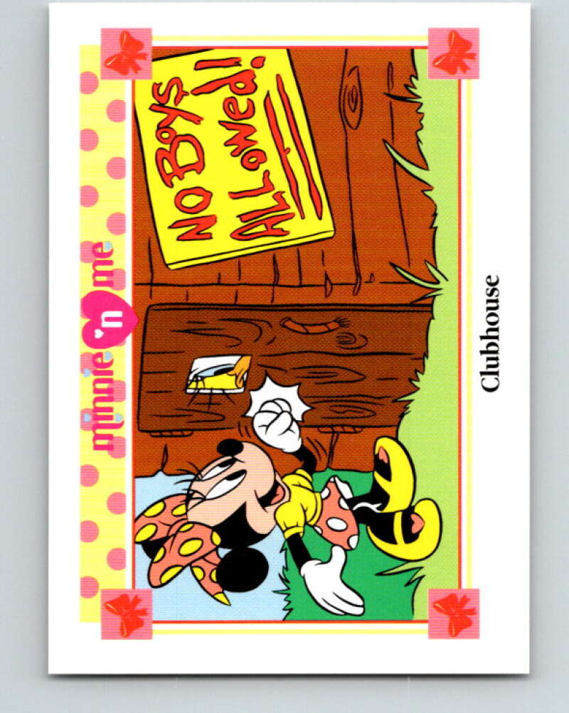 1991 Impel Disney Minnie 'n Me #77 Clubhouse V41497