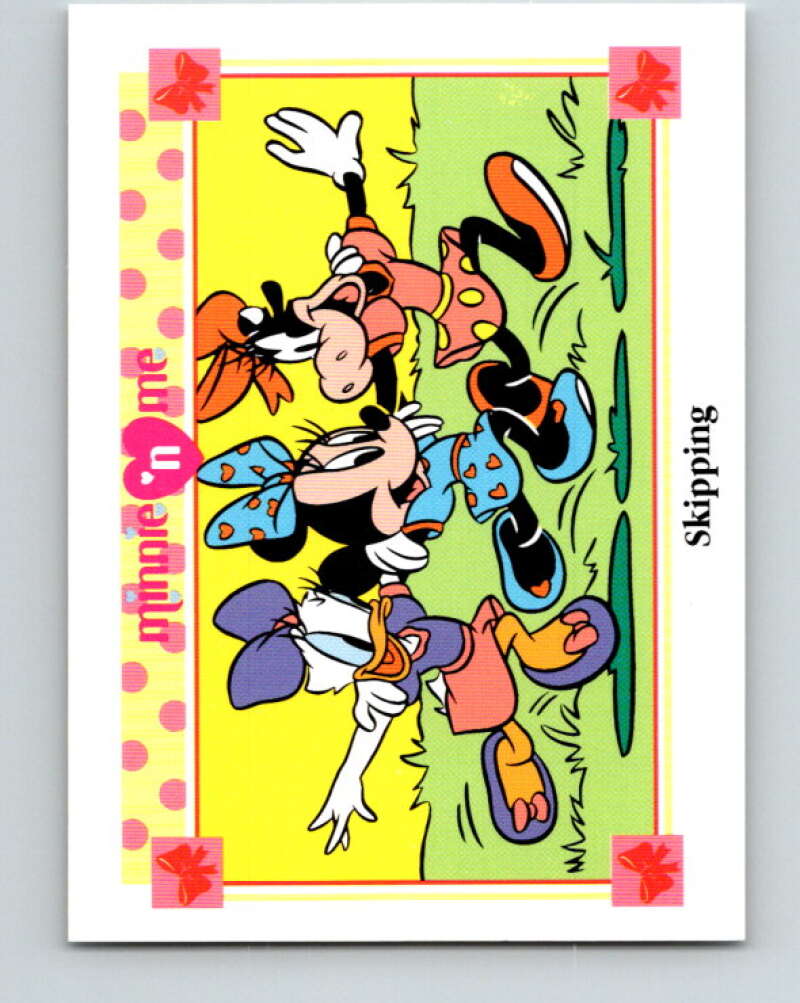 1991 Impel Disney Minnie 'n Me #79 Skipping V41500