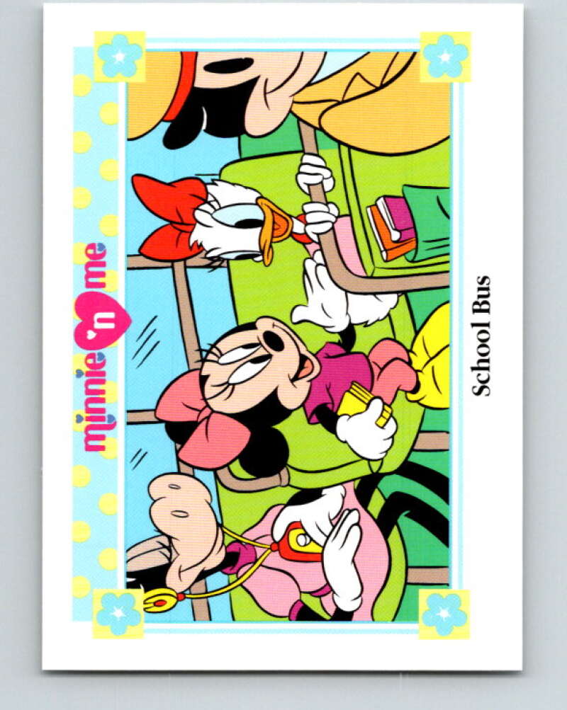 1991 Impel Disney Minnie 'n Me #93 School Bus V41519