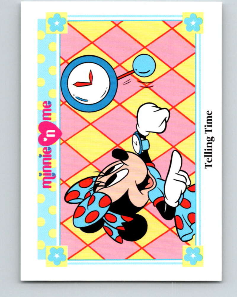 1991 Impel Disney Minnie 'n Me #100 TellingTime V41526
