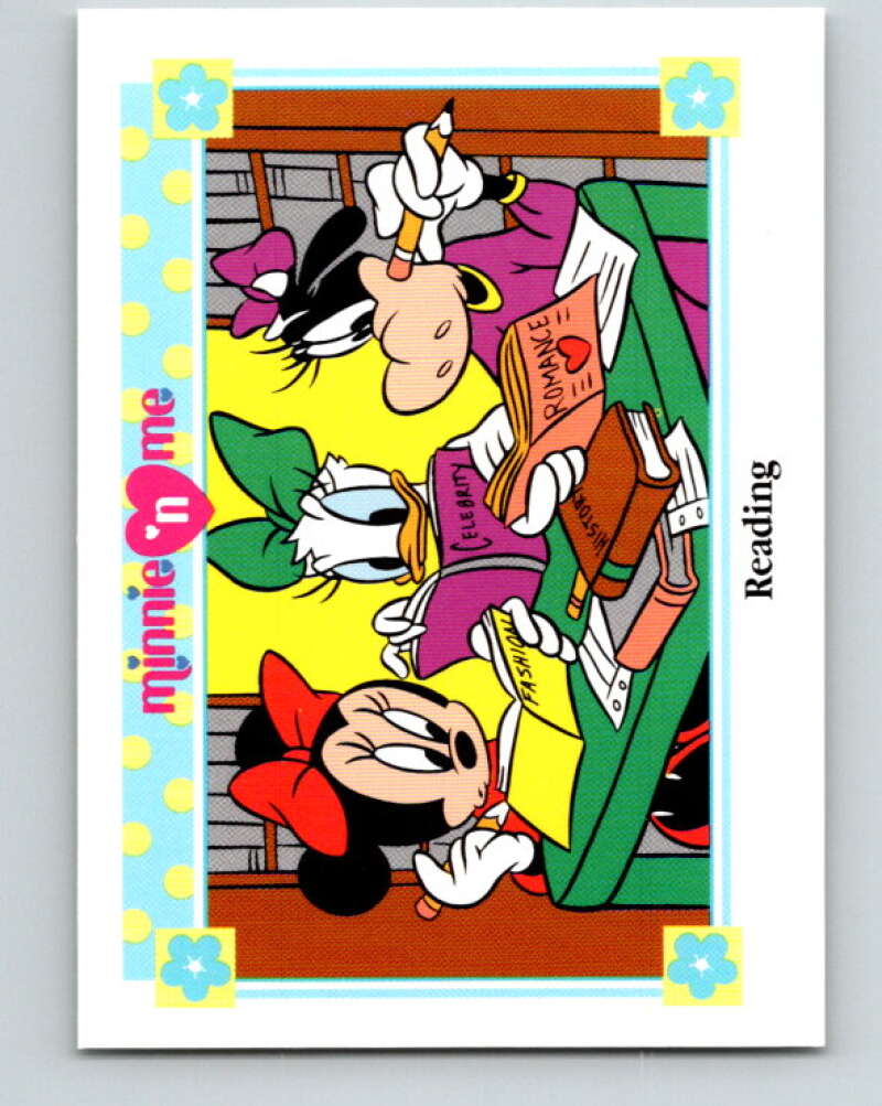 1991 Impel Disney Minnie 'n Me #103 Reading V41529