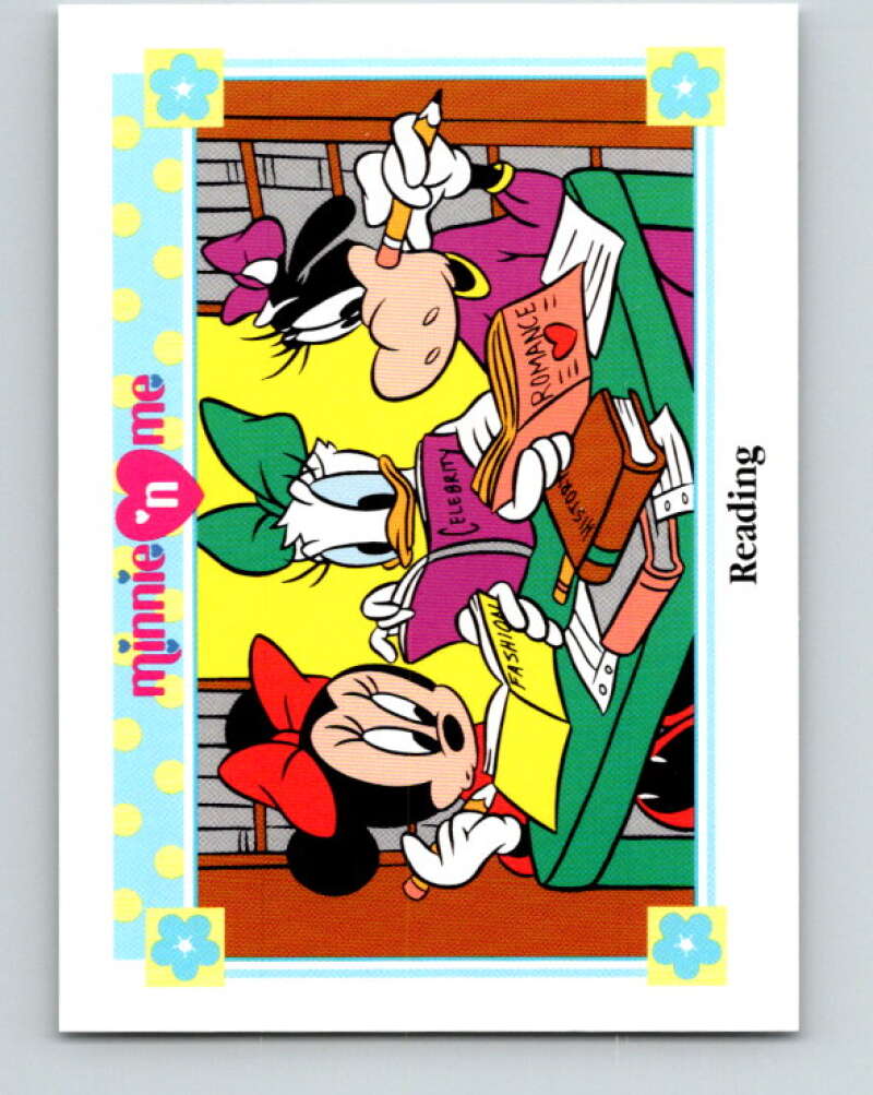 1991 Impel Disney Minnie 'n Me #103 Reading V41530