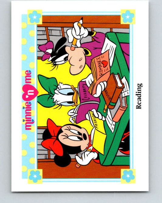 1991 Impel Disney Minnie 'n Me #103 Reading V41531