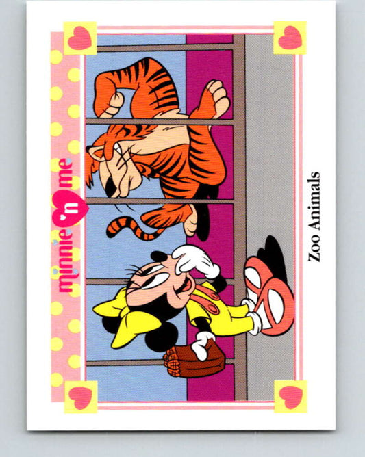 1991 Impel Disney Minnie 'n Me #110 Zoo Animals V41538