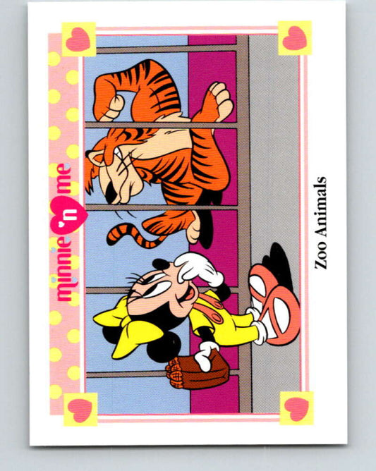 1991 Impel Disney Minnie 'n Me #110 Zoo Animals V41539