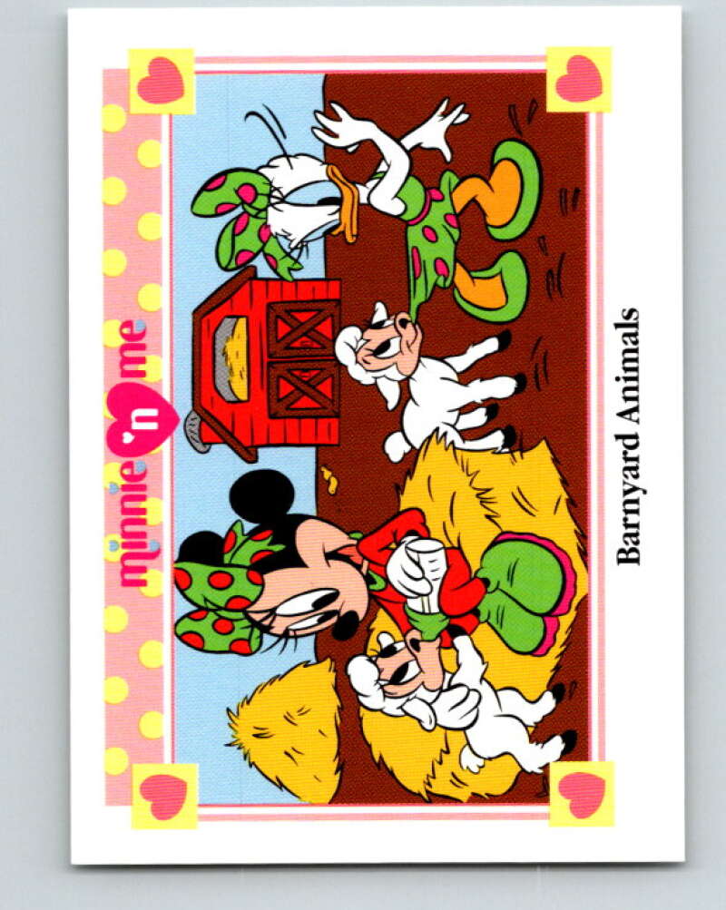 1991 Impel Disney Minnie 'n Me #117 Barnyard Animals V41548
