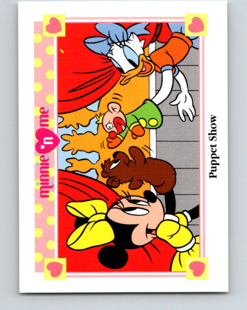 1991 Impel Disney Minnie 'n Me #128 Puppet Show V41560