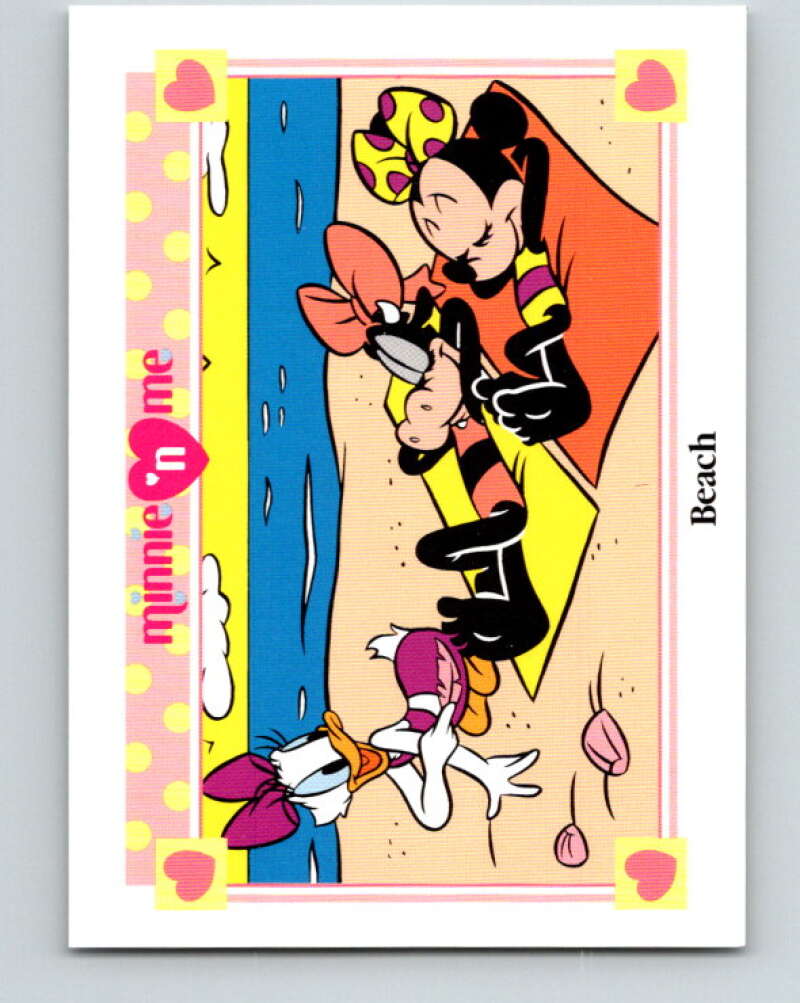 1991 Impel Disney Minnie 'n Me #130 Beach V41562