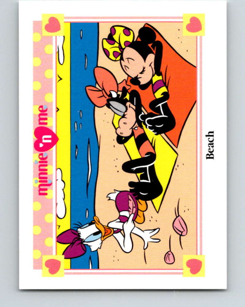 1991 Impel Disney Minnie 'n Me #130 Beach V41563