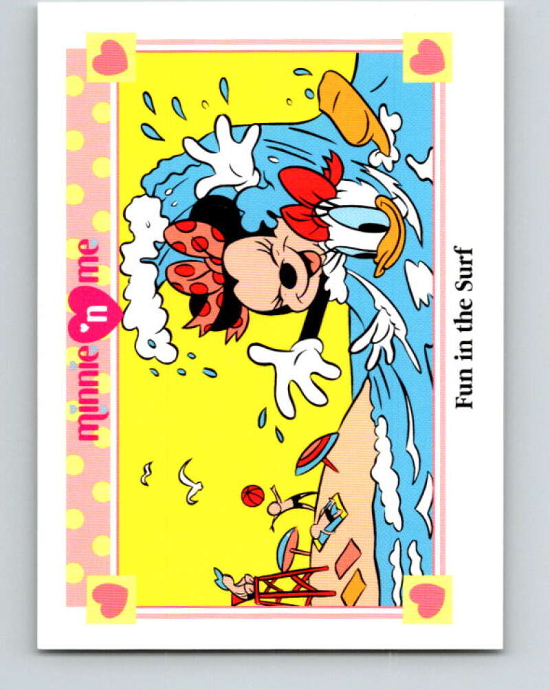 1991 Impel Disney Minnie 'n Me #131 Fun in the Surf V41564