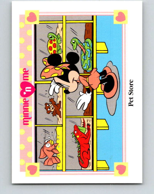 1991 Impel Disney Minnie 'n Me #133 Pet Store V41568