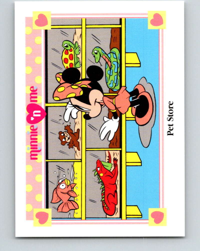 1991 Impel Disney Minnie 'n Me #133 Pet Store V41569