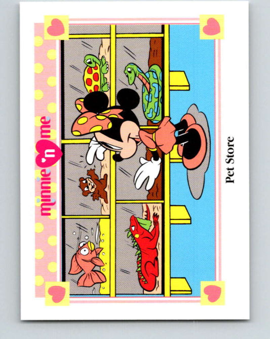 1991 Impel Disney Minnie 'n Me #133 Pet Store V41569