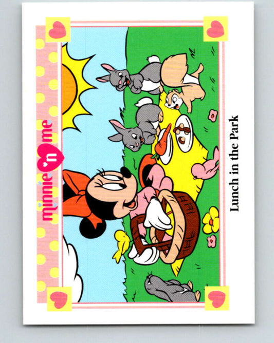 1991 Impel Disney Minnie 'n Me #144 Lunch in the Park V41585