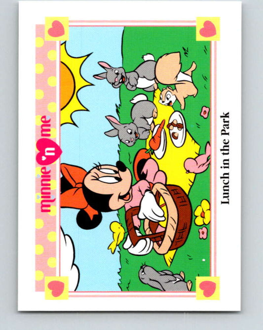 1991 Impel Disney Minnie 'n Me #144 Lunch in the Park V41586