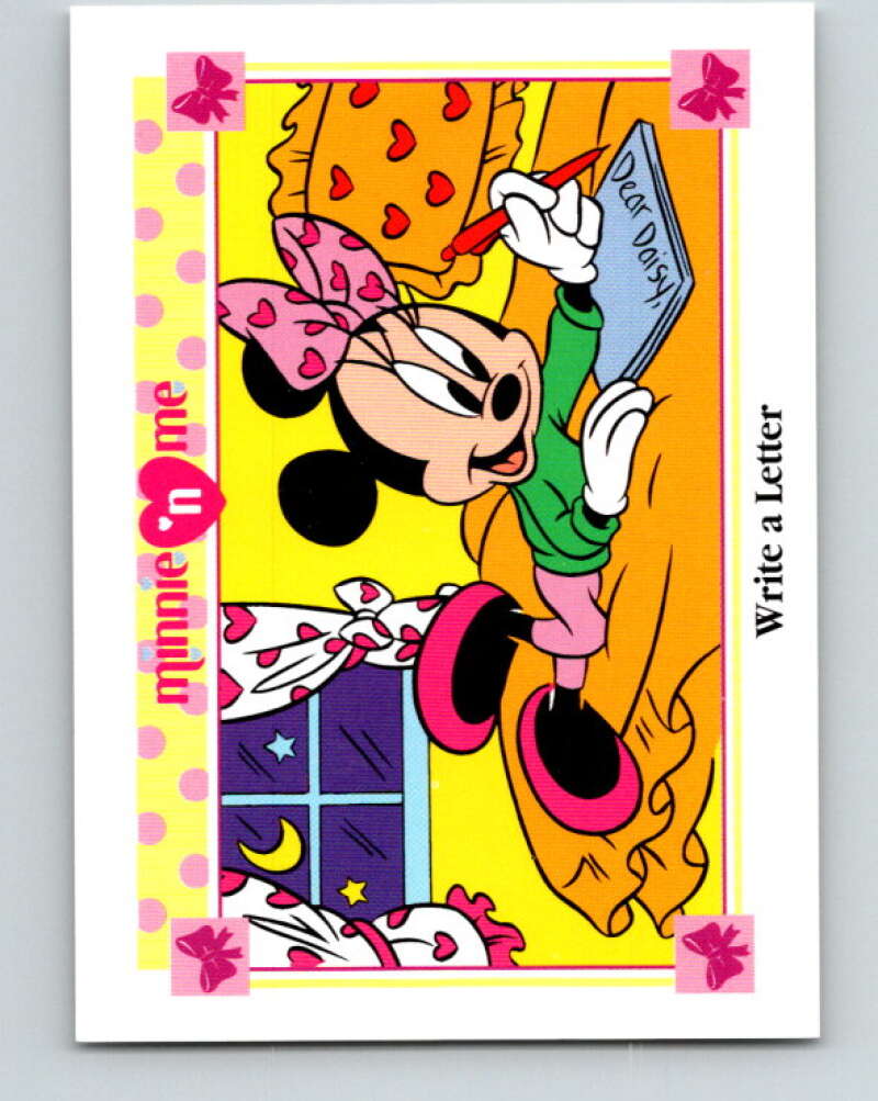 1991 Impel Disney Minnie 'n Me #149 Write a Letter V41589