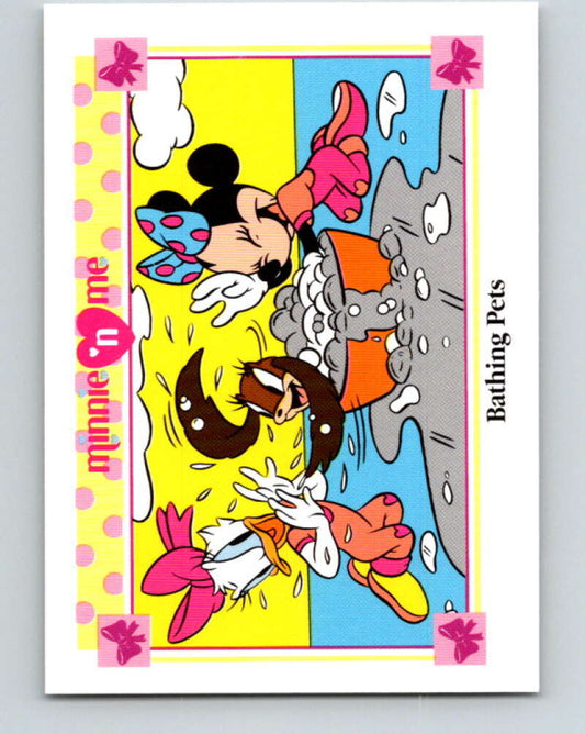 1991 Impel Disney Minnie 'n Me #151 Bathing Pets V41592