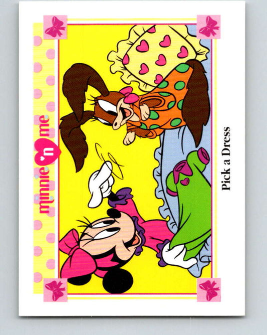 1991 Impel Disney Minnie 'n Me #153 Pick a Dress V41593