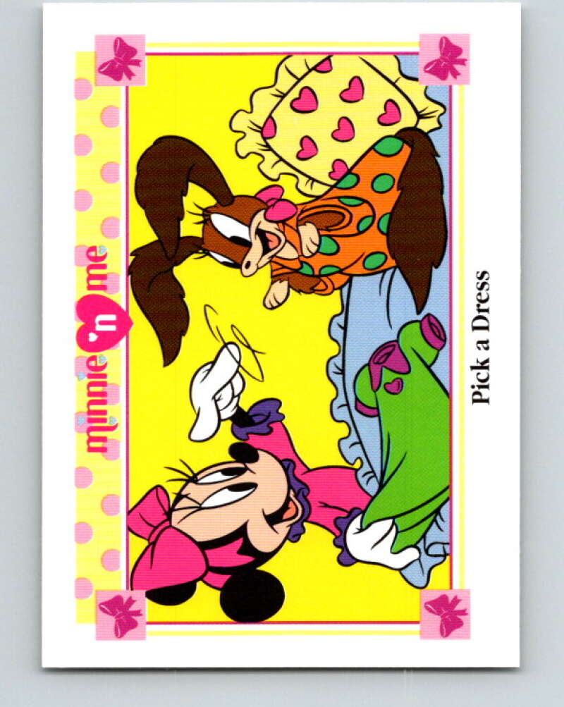 1991 Impel Disney Minnie 'n Me #153 Pick a Dress V41594