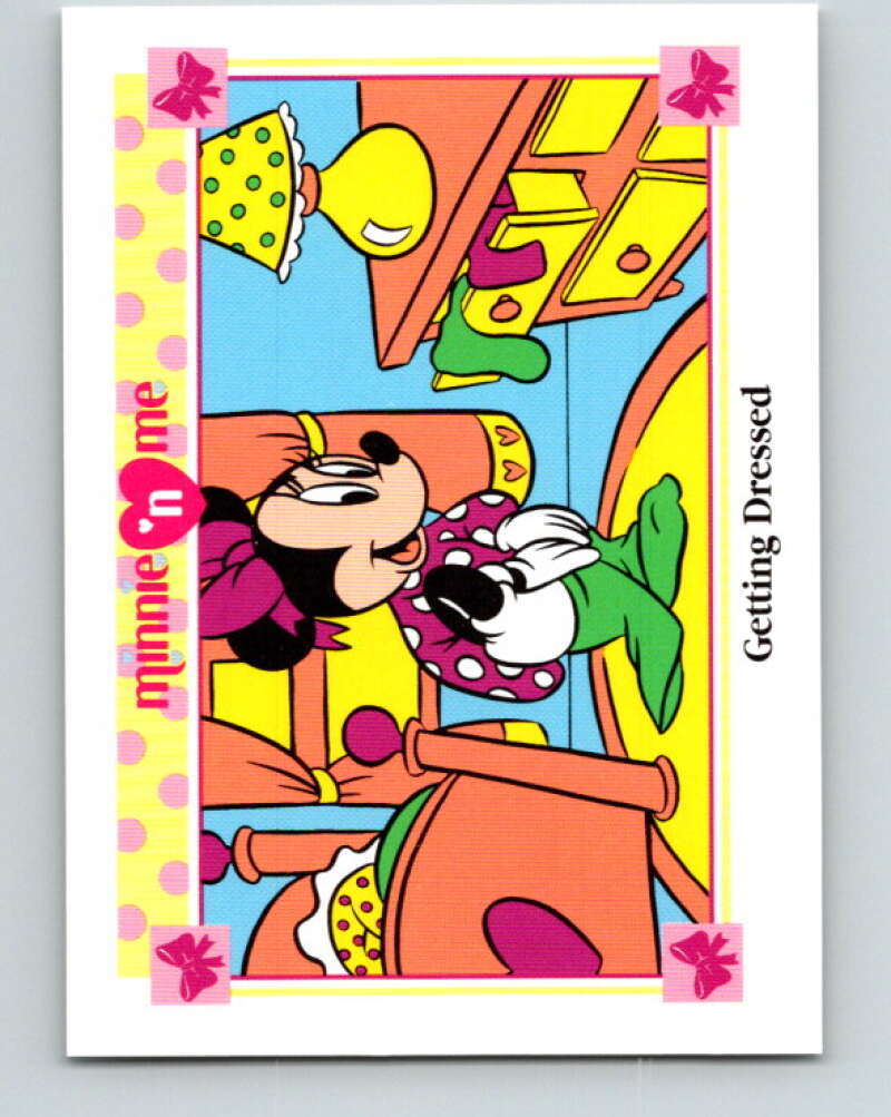 1991 Impel Disney Minnie 'n Me #154 Getting Dressed V41595