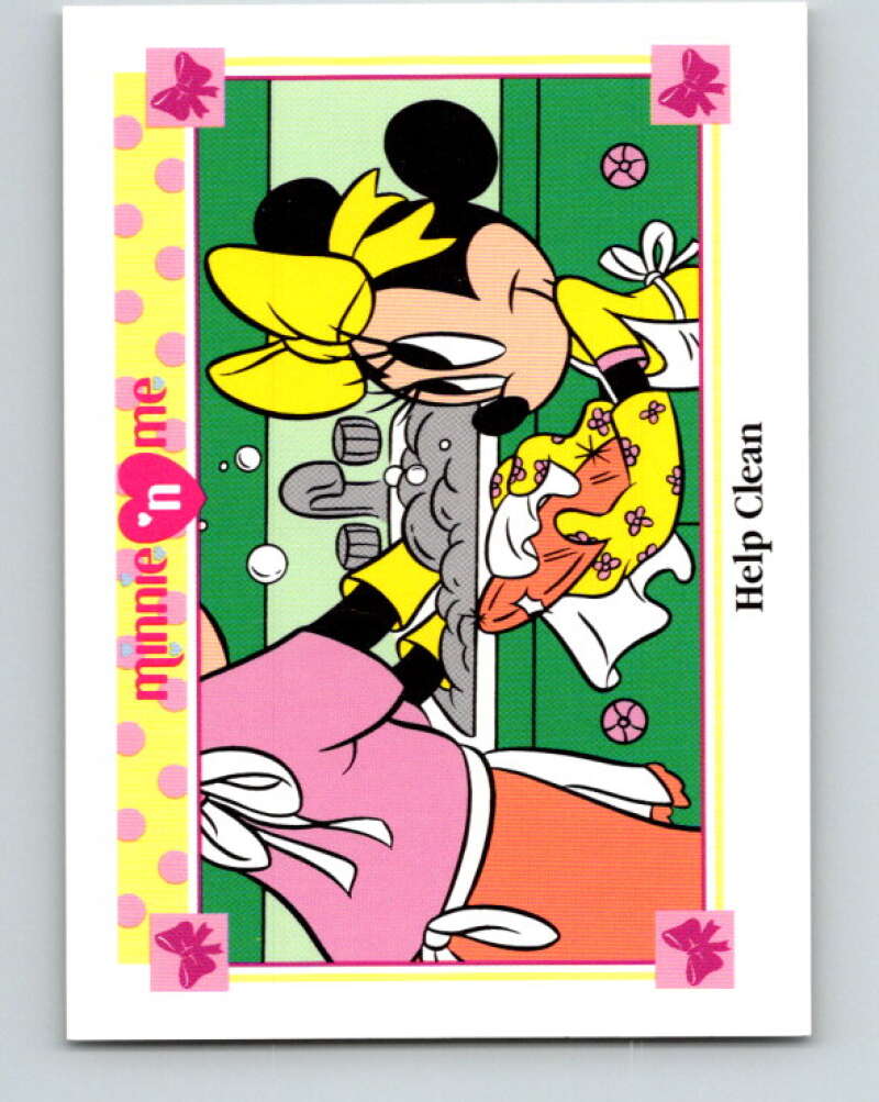 1991 Impel Disney Minnie 'n Me #157 Help Clean V41598