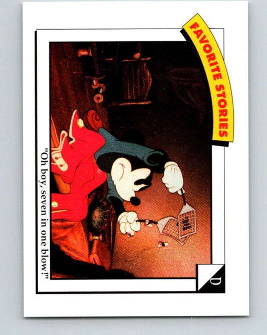 1991 Impel Walt Disney #4 D Oh boyseven in one blow   V41609