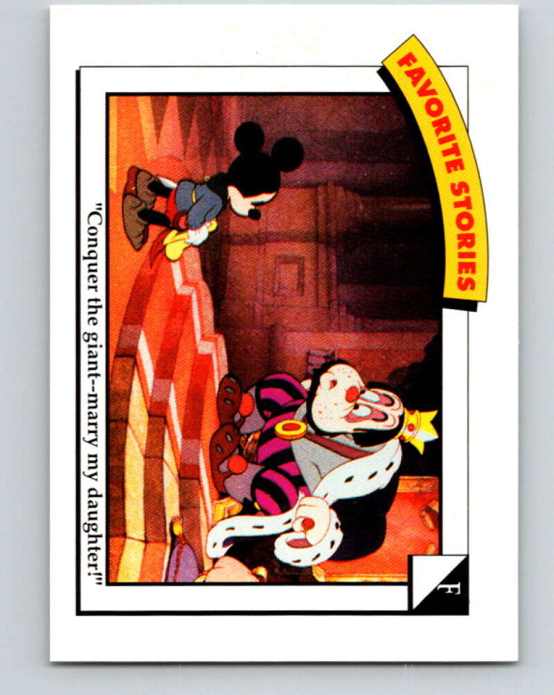 1991 Impel Walt Disney #6 F Conquer the giantmarry my daughter   V41615